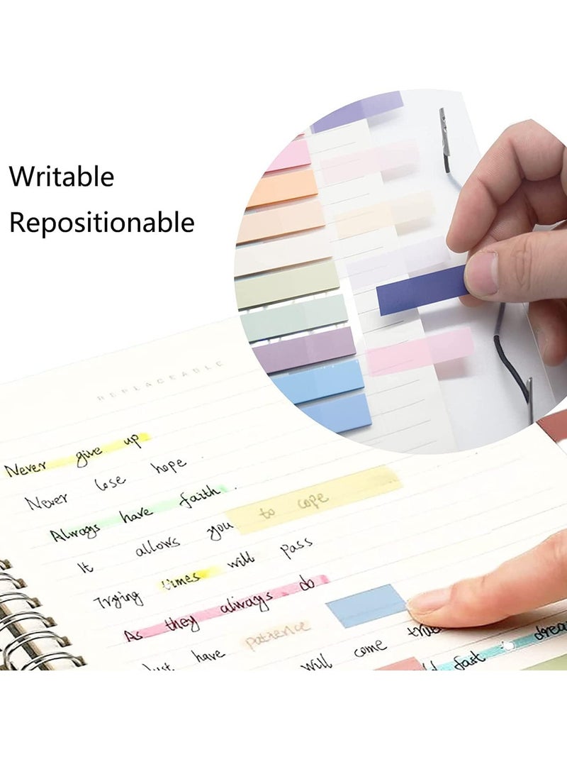 فانسكي علامات تبويب لاصقة شفافة ، 1200 قطعة ، أعلام ملاحظات لاصقة باستيل ، علامات تبويب توضيحية قابلة للكتابة ، علامات صفحة موراندي ، علامات تبويب فهرس شفافة ، ملصقات فهرس شفافة للكتب واللوازم المكتبية - Image 3