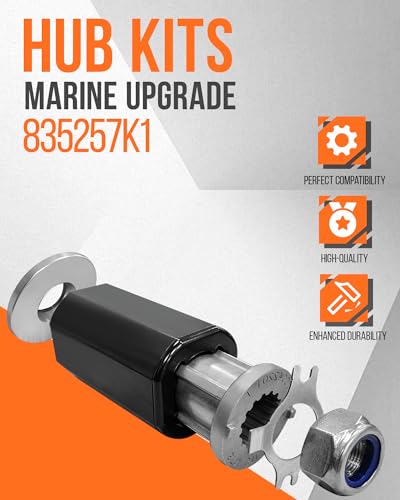 Rogierra Marine Upgrade 835257K1 FloTorq II Hub Kits fit for Mercury Outboard Boat Motos 70300 HP Compatible with Mercruiser Alpha and Alpha One Bravo One15 Spline Tooth - Image 3
