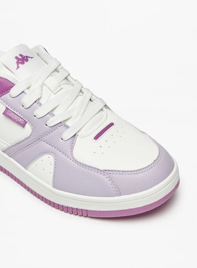 Kappa Women's Panelled Sports Shoes with Lace-Up Closure