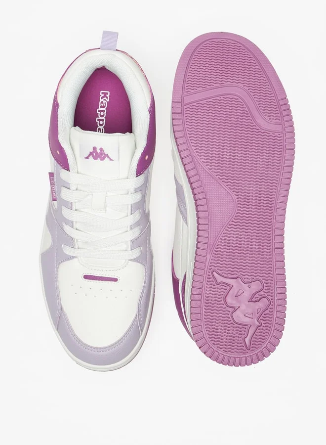 Kappa Women's Panelled Sports Shoes with Lace-Up Closure