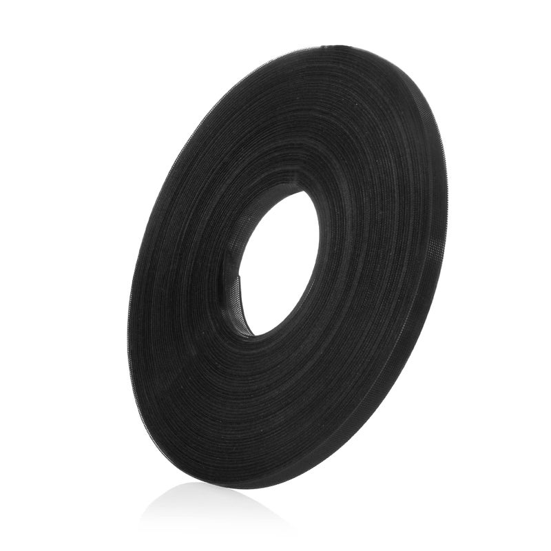 EchApr 50 Yards Wide Plastic Boning for Sewing SewThrough Boning Wedding Dress Nursing Caps Party Decoration Flowers Black 6mm