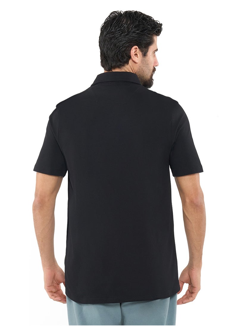 NAUTICA - Essential Regular Fit Cotton Blend Logo Shirt - Image 1