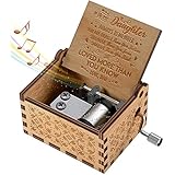 Sooye Hand Crank Music Box for Daughter Gifts from Dad, Play The Tune You are My Sunshine Unique Gifts for Daughter - Image 1