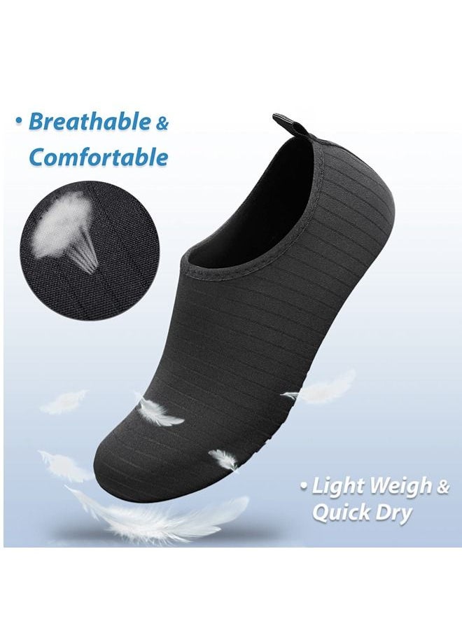 ShebSheb - Swimming Shoes For Women and Men Non Slip And Quick-dry Thermoplastic Rubber Sole Beach Water Shoes Socks For Pool Snorkeling Surfing Kayaking Walking Yoga - Image 1