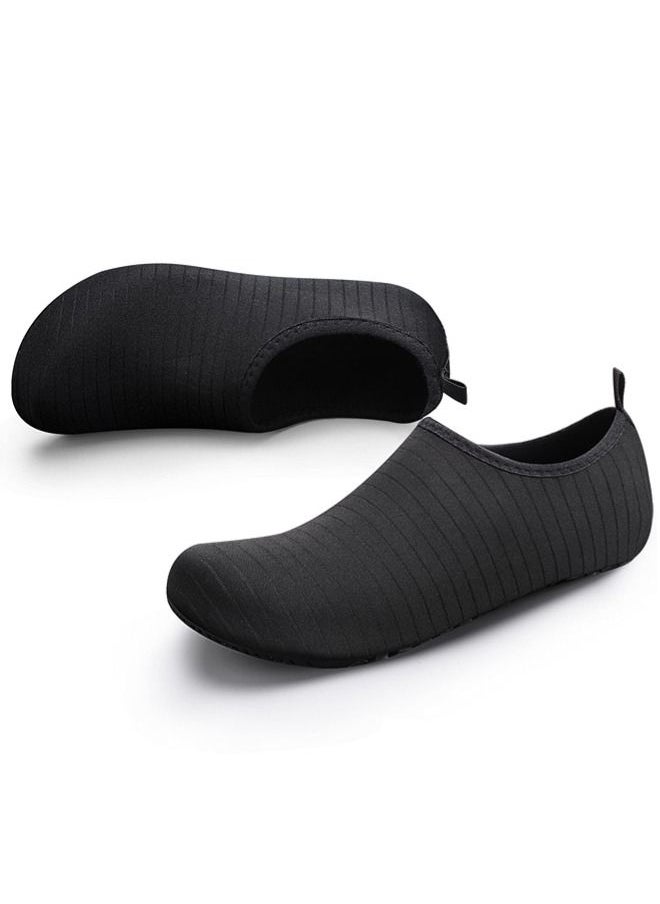 ShebSheb - Swimming Shoes For Women and Men Non Slip And Quick-dry Thermoplastic Rubber Sole Beach Water Shoes Socks For Pool Snorkeling Surfing Kayaking Walking Yoga - Image 1