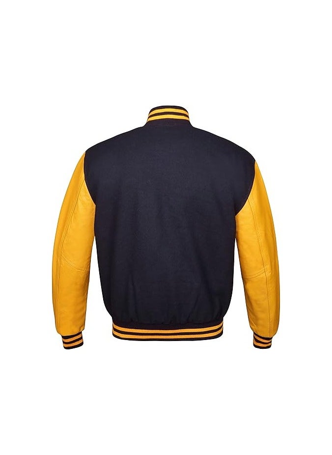 Generic - Unisex Varsity Jacket - Premium Quality, Multiple Color Combinations - Retro Style College Jacket for Men & Women - Image 1