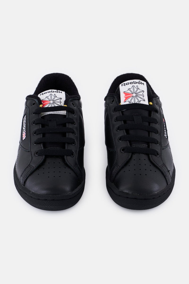 Reebok Kids Boy Club C Ground Lace Up Tennis Shoes, Black  - Image 4