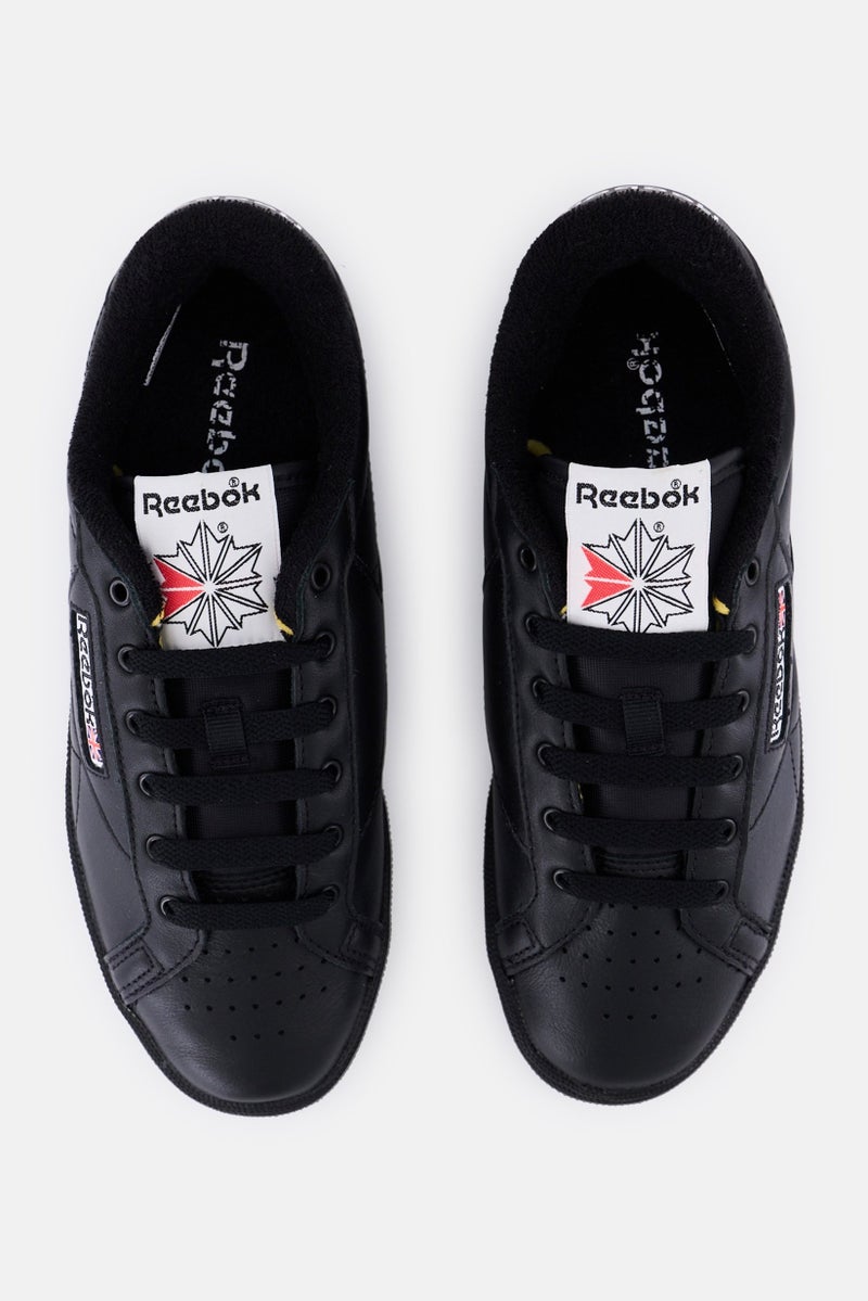Reebok Kids Boy Club C Ground Lace Up Tennis Shoes, Black  - Image 2