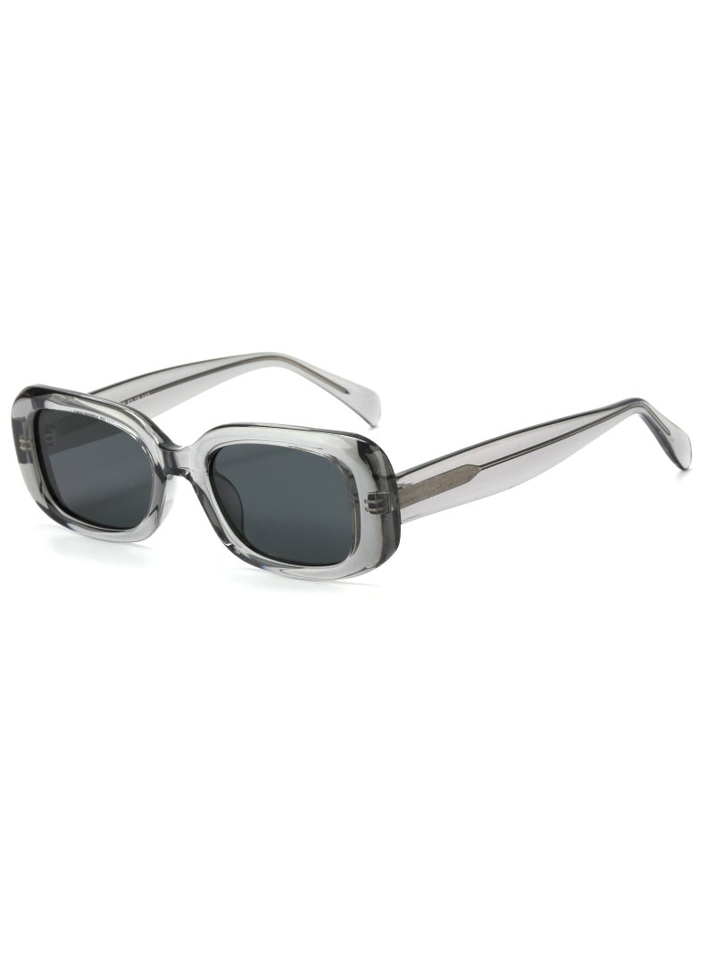 Generic New Fashion Polarized Sports Sunglasses Unisex Transparent Gray 
