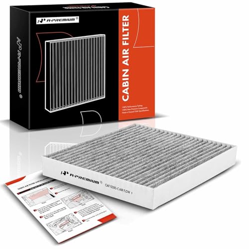 A-Premium Cabin Air Filter w/Activated Carbon Compatible with Toyota, Lexus, Land Rover, Scion, Subaru, Pontiac & Jaguar - Camry, RAV4, Highlander, Corolla, Sienna, Tundra, Prius, 4Runner, Outback - Image 1