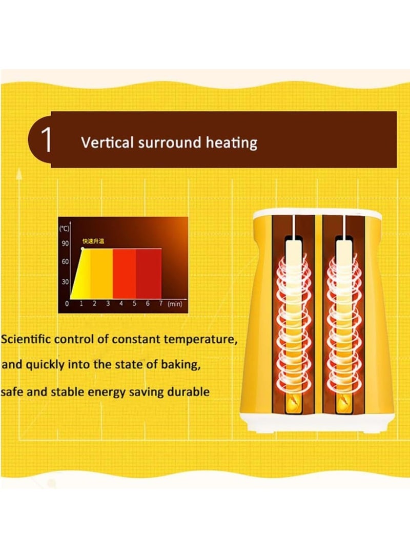 Electric Double Egg Roll Maker, Multifunction Breakfast Machine Sausage Machine, Vertical Egg Omelette DIY Breakfast Non-Stick Cup for Family Kitchen  - Image 2