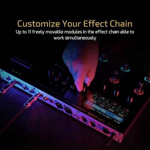 VALETON GP-200 - HD modeling Multieffect and USB Audio interface, Black - Image 5