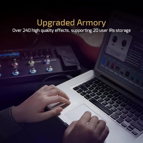VALETON GP-200 - HD modeling Multieffect and USB Audio interface, Black - Image 3
