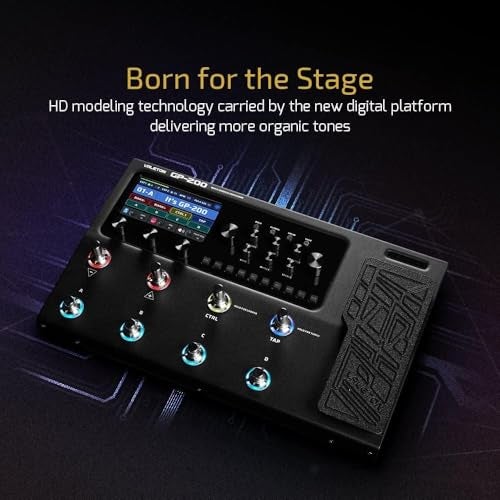 VALETON GP-200 - HD modeling Multieffect and USB Audio interface, Black - Image 2
