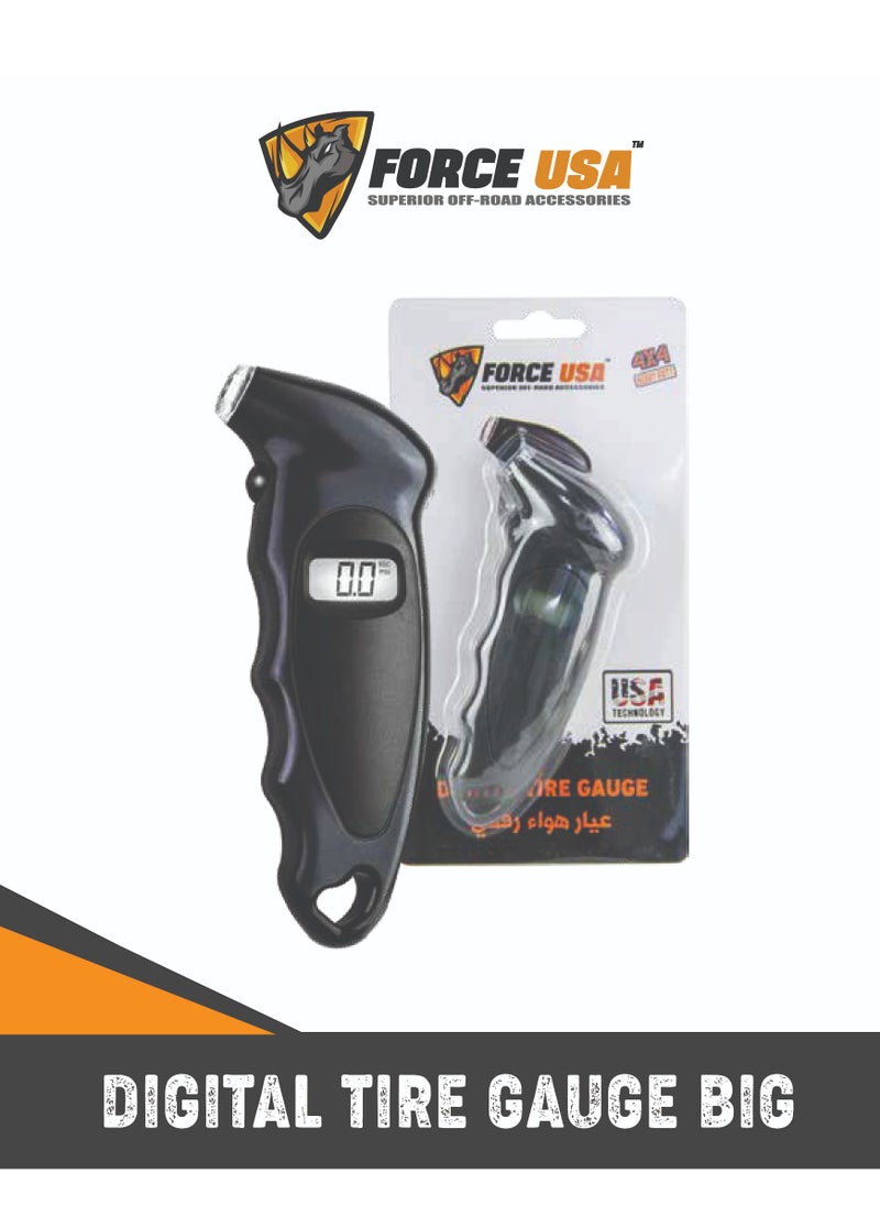FORCE USA - FORCE USA Big Digital Tire Gauge: Precision Performance for Every Vehicle - Image 1
