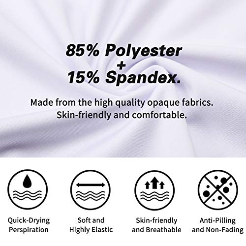 SPVISE White Compression Shirt Men Long Sleeve Workout Gym Top Rash Guard Athletic Undershirt Gear T Shirt for Sport Cool Dry - Image 5
