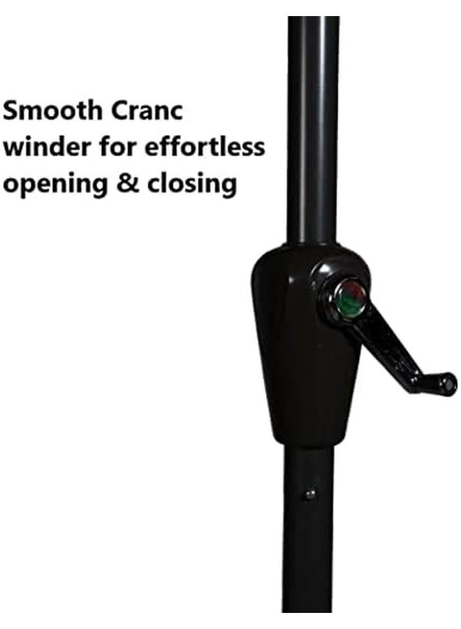 Al Safi 270Cm Umbrella Burgundy - Image 3