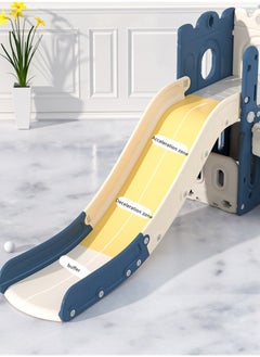 Beauenty Indoor Home Toddler Plastic Baby Slide and Swing Set and Basketball Hoop  - Image 5