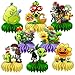 fancigo 8Pcs Plants Table Centerpiece Birthday Party Supplies Double Side Table Decorations for Plants Themed Party Decorations - Image 2