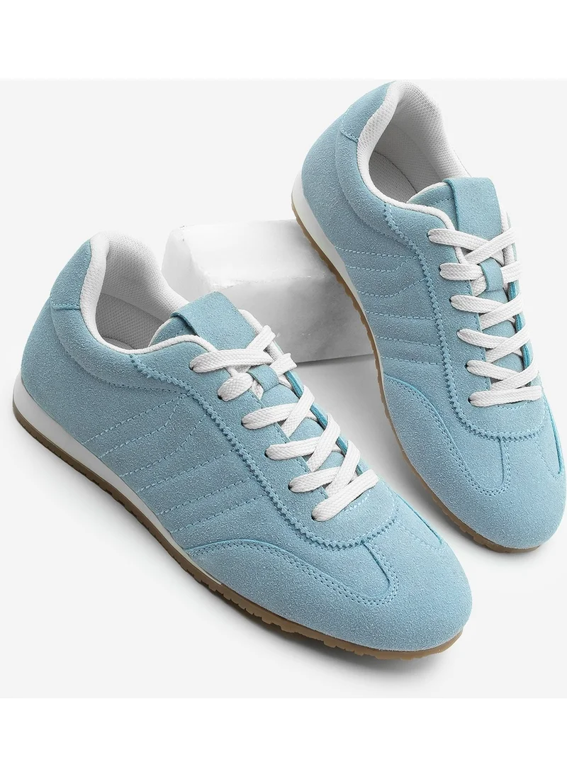 مارجين Women's Sneaker Stitched Sports Shoes Suede Zonya