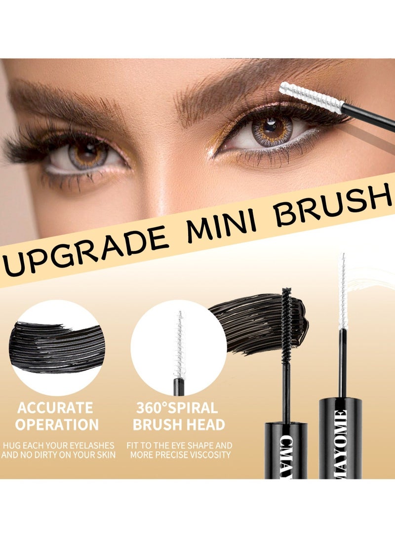 CMAYOME Lash Bond and Seal Kit for Cluster Lashes, Waterproof DIY Lash Extension Glue with Curved Lash Tweezers & Lash Spoolie Brush, Long Lasting Wispy Lash Adhesive for Individual Lashes - Image 3