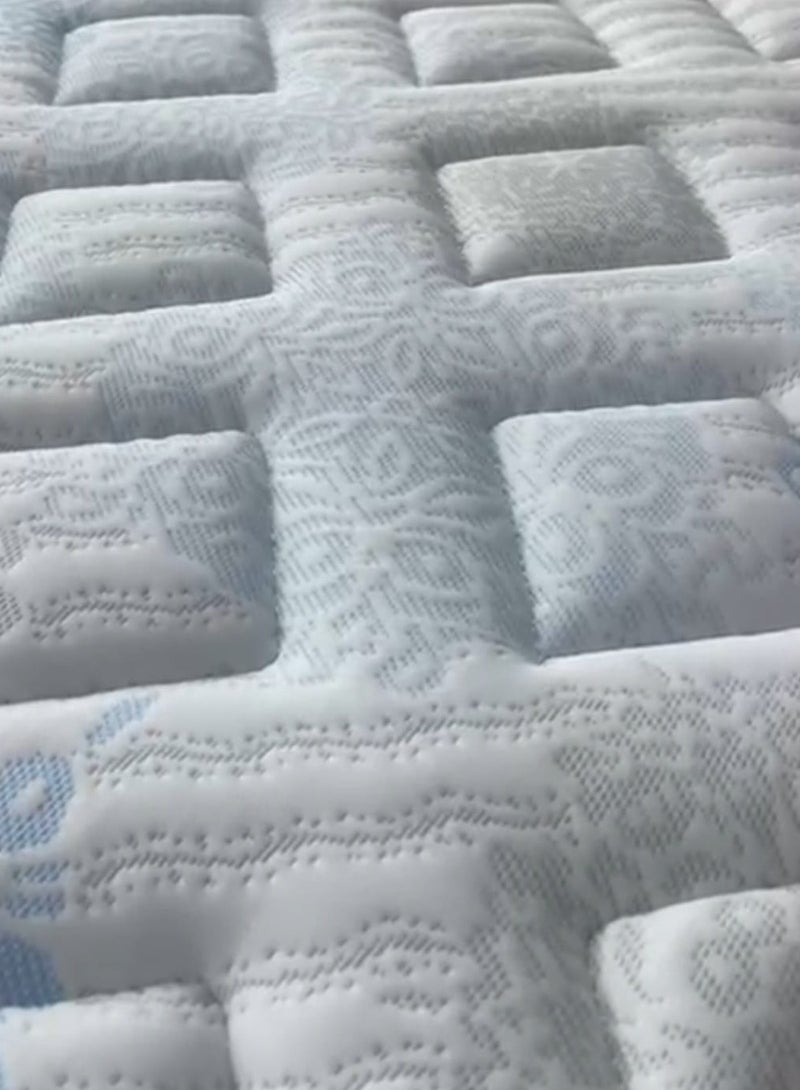 i diD Orthopedic Mattress of Supreme Comfort-Perfect Spinal Alignment and Reduced Motion Transfer, Cool Feeling, Anti-Piilling Fabric ,Ultimate Comfort with Pocketed Coil Technology and Natural Latex& Pocket Spinal for Optimal Support,12-Lyer, 160x200+25 with Aesthetic design - Image 3