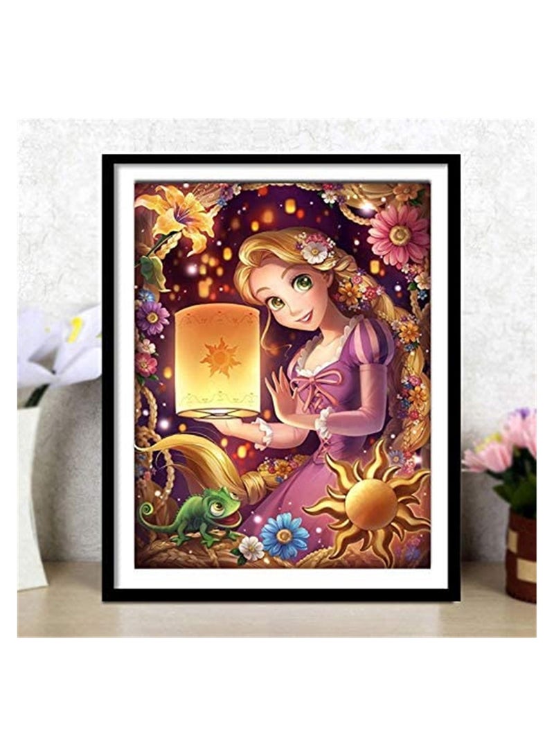 SYOSI DIY 5D Diamond Painting Princess Pattern 11.8*15.7 Inch - Image 2