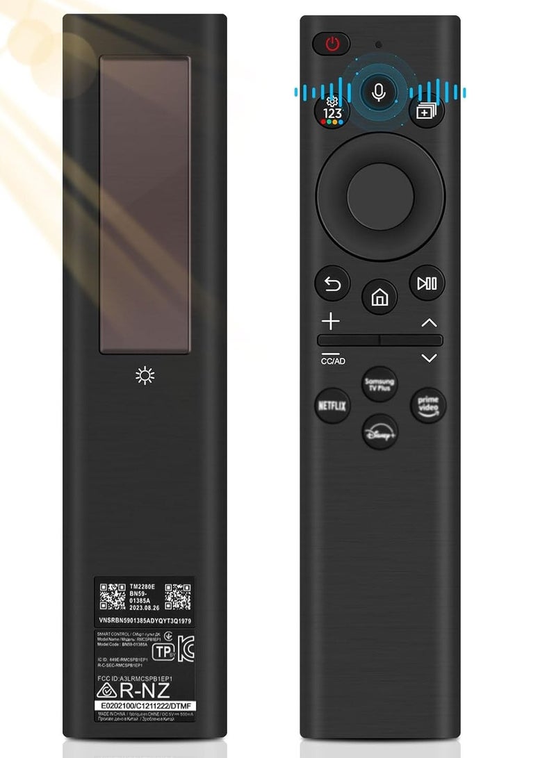 "Eco-Friendly Solar Voice Remote for Samsung Neo LED Smart TVs (2021-2022)" - Image 1