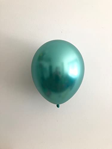 LAZYBEEE 48pcs Green Gold Chrome Balloon Arch Kit, Gold Confetti Balloons White Balloons for Jungle Theme Party Birthday Party Decorations - Image 3