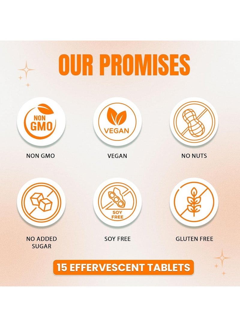 هيربال ماكس إل-جلوتاثيون ١٥ قرصًا بنكهة البرتقال (عبوة من ٣ قطع) - Image 5