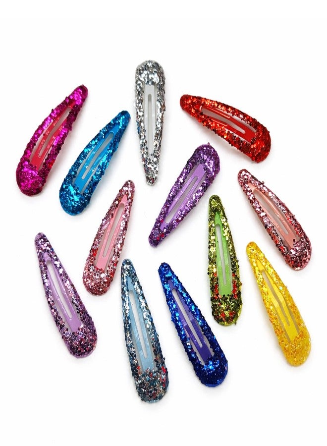 Tiara Glitter Tic Tac Hair Clips For Women Hair Accessories For Kids Hair Pins Girls pack of 24 - Image 4