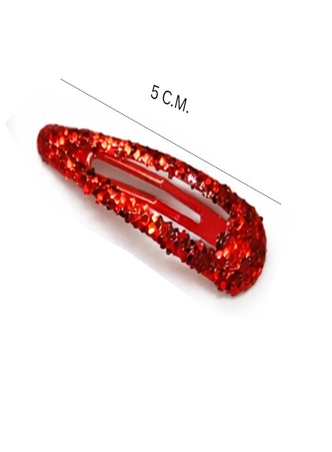 Tiara Glitter Tic Tac Hair Clips For Women Hair Accessories For Kids Hair Pins Girls pack of 24 - Image 3