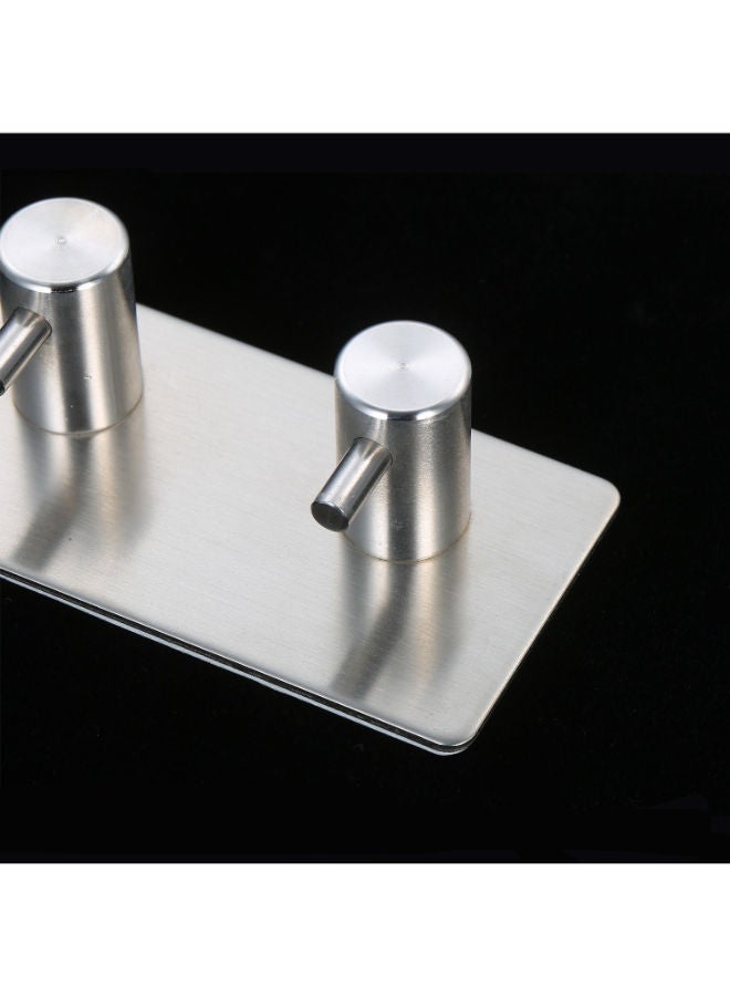 NIBEMINENT Stainless Steel Towel Hook Silver - Image 3
