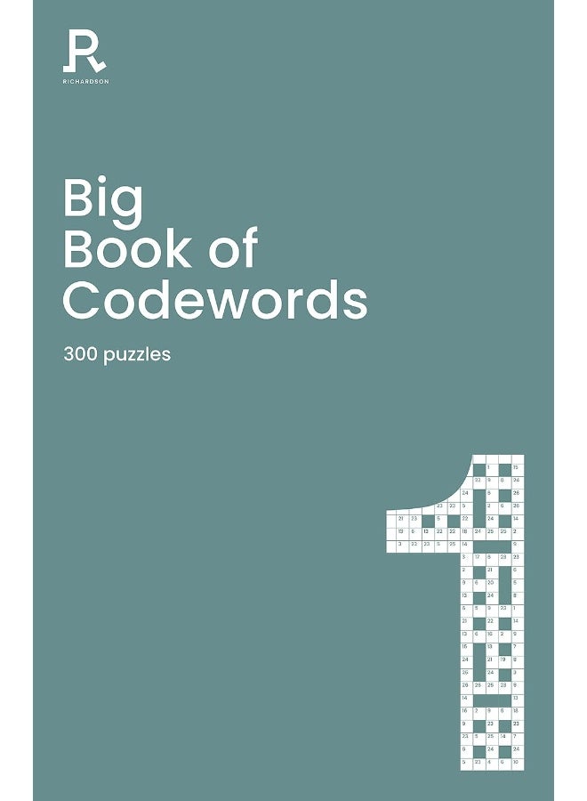 كتاب الكلمات المشفرة الكبير 1: كتاب كلمات مشفرة ضخم للبالغين يحتوي على 300 لغز - Image 1