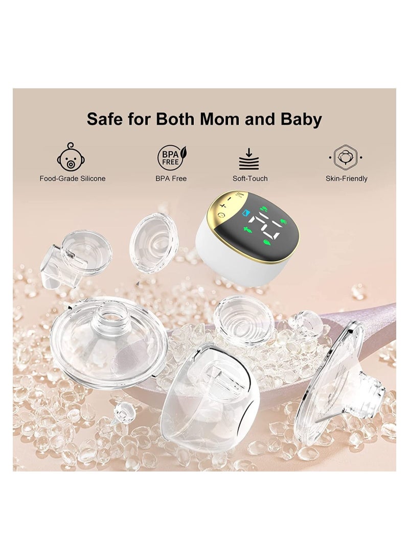 Generic - Wearable Breast Pump Hands Free Electric Breast Pump, Low Noise, Painless, LCD Display, Memory Function, 4 Modes and 12 Levels Portable Breast Pump, - Image 1