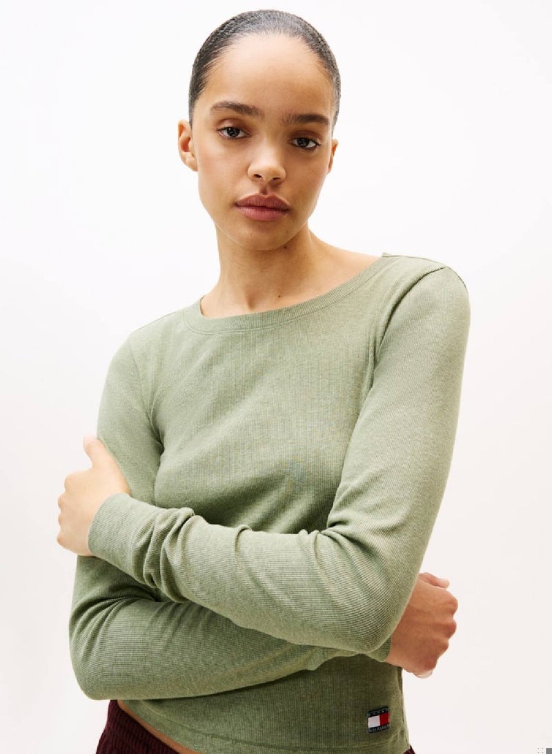 تومي هيلفيغر تيشيرت مرن طويل الأكمام - Image 5