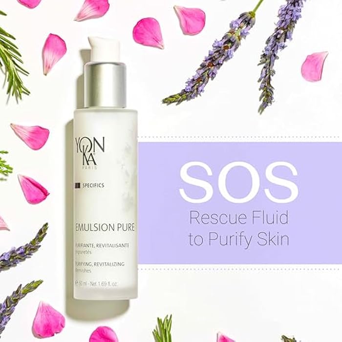 Yonka Specifics Emulsion Pure Purifiante & Regenerante, Purifying and Regenerating Emulsion (1.7 Ounce / 50 Milliliter) - Face Treatment for Acne-Prone Skin Types - Image 5