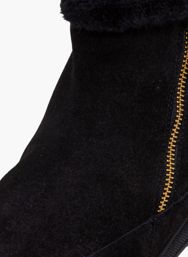 Paprika Women's Faux Fur Ankle Boots - Image 4