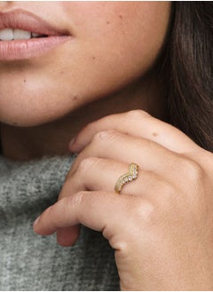 PANDORA Pandora Timeless 14k Gold-plated Wish Tiara Ring for Women 167736C01  - Image 3