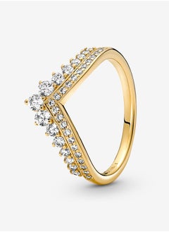 PANDORA Pandora Timeless 14k Gold-plated Wish Tiara Ring for Women 167736C01  - Image 4