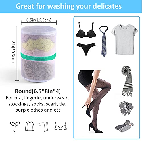GOGOODA Bra Wash Bags, GOGOODA 4 Pack Underwear Laundry Mesh Bags for Delicates Baby Cloth Sock - Image 2