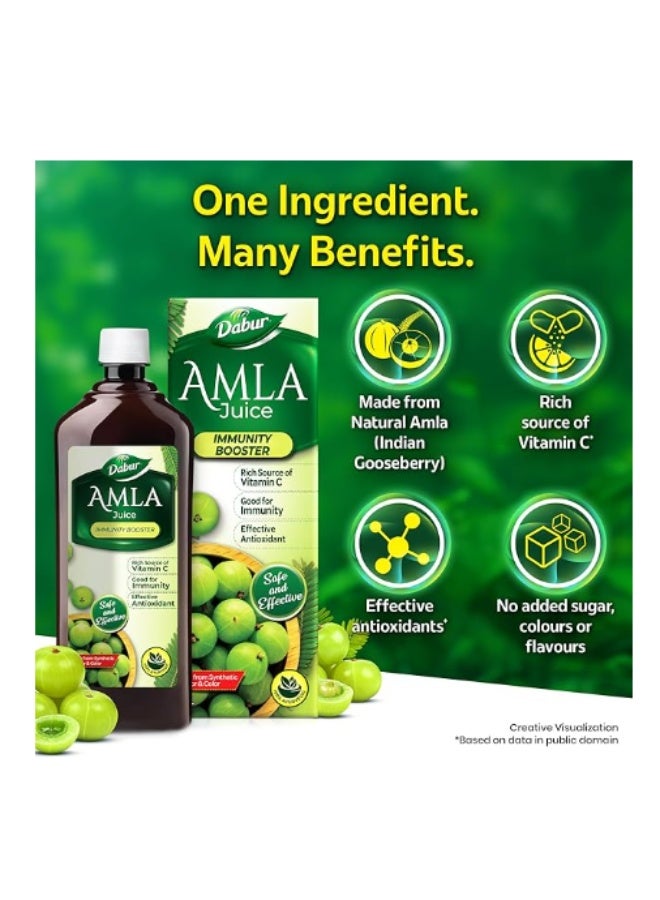 Dabur Amla Juice 1L | Rich in Vitamin C & Antioxidants | Ayurvedic Immunity Support Drink - Image 5