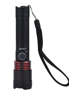 SONASHI Rechargeable LED Torch with Zoom Function  5000mAh Battery with Long Range Coverage of 15 KM  Hyper Bright LED with 2 Hours of Continuous Working  LED Flashlights SLT-601  - Image 4