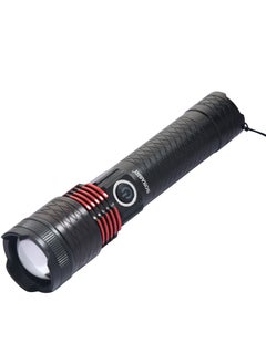 SONASHI Rechargeable LED Torch with Zoom Function  5000mAh Battery with Long Range Coverage of 15 KM  Hyper Bright LED with 2 Hours of Continuous Working  LED Flashlights SLT-601  - Image 1