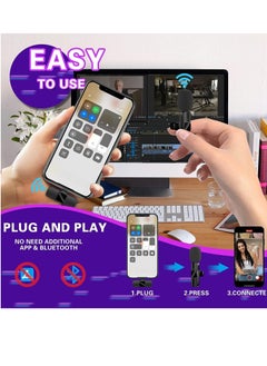 ELTRAZONE Wireless Lavalier Microphone , mobile phone Microphone, Plug & Play No APP Needed, Mini lapel Wireless Microphone , Noise Cancellation Microphone for live stream  - Image 2