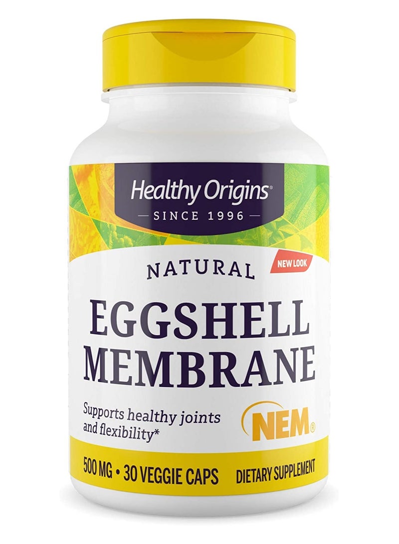 THIRD-PARTY TESTED EGGSHELL MEMBRANE Supports healthy joints and flexibility 500 MG - 30 VEGGIE CAPS	DIETARY SUPPLEMENT