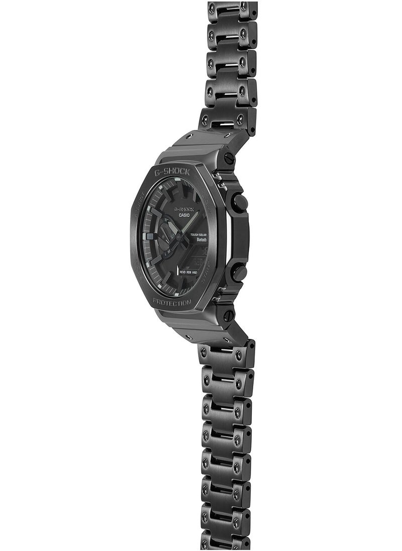 G-SHOCK ساعة يد رجالية من الستانلس ستيل، أنالوج+رقمية، GM-B2100BD-1ADR - 42 ملم  - Image 3