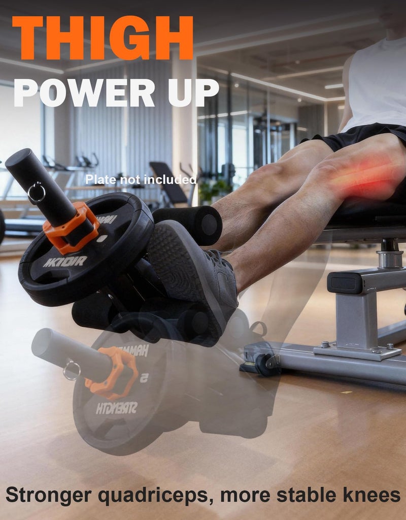 Fitarc بار فيتارك تيب، مدرب تيبياليس، آلة رفع الساق الخلفية، معدات الركبتين فوق أصابع القدم لتقوية الساقين/الساقين الأمامية/الكاحلين، أسود، تناسب أطباق الوزن 2" - Image 3