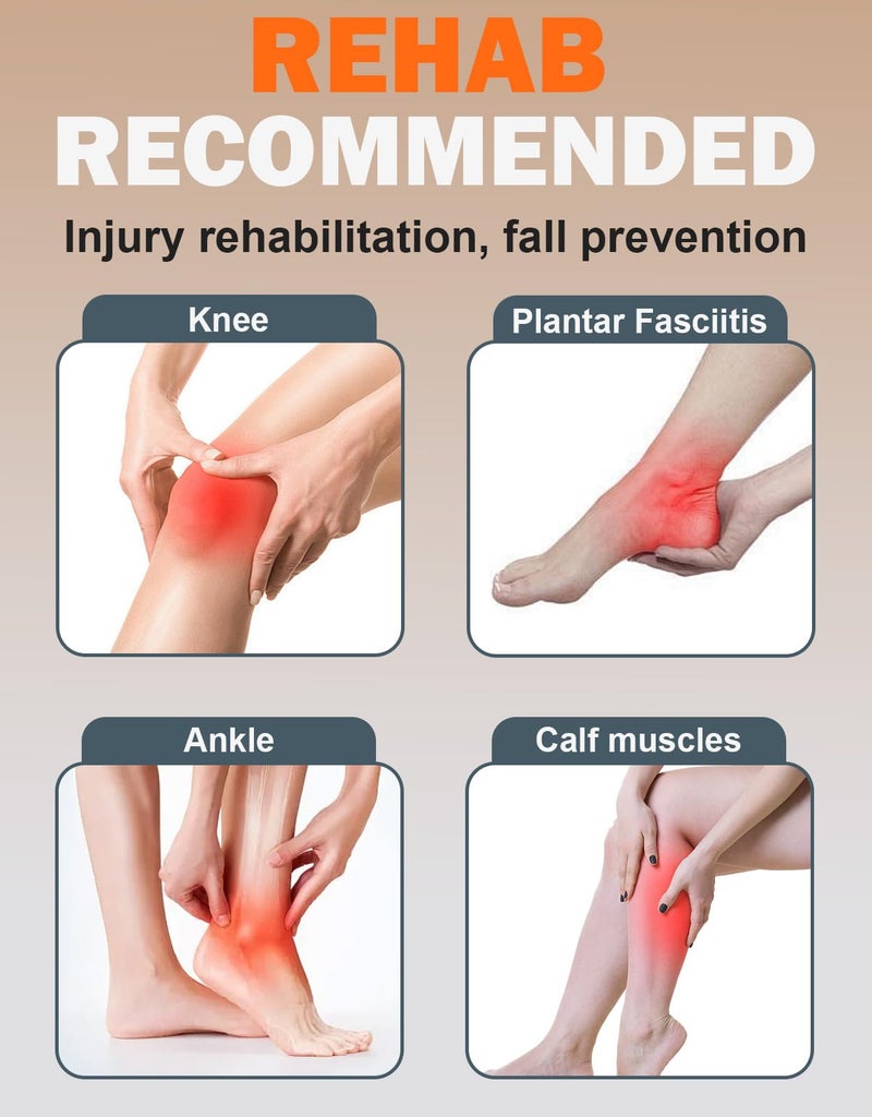 Fitarc بار فيتارك تيب، مدرب تيبياليس، آلة رفع الساق الخلفية، معدات الركبتين فوق أصابع القدم لتقوية الساقين/الساقين الأمامية/الكاحلين، أسود، تناسب أطباق الوزن 2" - Image 5