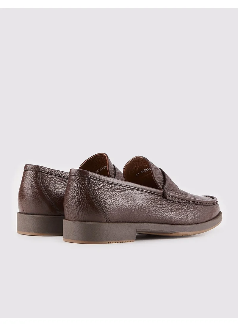 كاباني Leather Brown Men's Casual Shoes